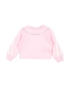 MONNALISA MONNALISA TODDLER GIRL SWEATSHIRT PINK SIZE 6 COTTON, ELASTANE