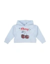 Monnalisa Babies'  Toddler Girl Sweatshirt Sky Blue Size 7 Cotton, Elastane