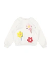 Monnalisa Babies'  Toddler Girl Sweatshirt White Size 6 Cotton, Polyester
