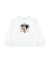 Monnalisa Toddler Girl Sweatshirt White Size 7 Cotton, Elastane In White