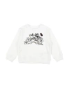 Monnalisa Toddler Girl Sweatshirt White Size 7 Cotton, Elastane In White