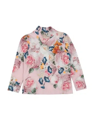 Monnalisa Babies'  Toddler Girl T-shirt Antique Rose Size 5 Cotton, Elastane In Pink