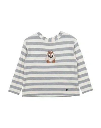 Monnalisa Babies'  Toddler Girl T-shirt Beige Size 4 Viscose, Polyamide, Elastane