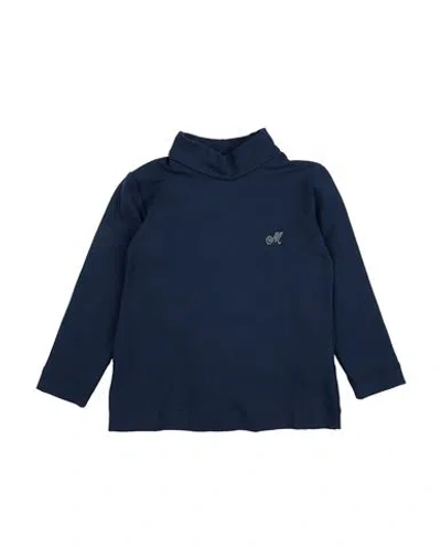 Monnalisa Babies'  Toddler Girl T-shirt Navy Size 6 Cotton, Elastane In Blue