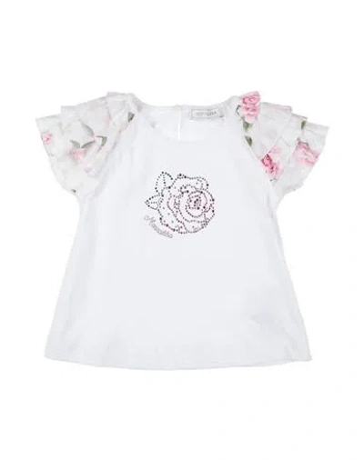 Monnalisa Babies'  Toddler Girl T-shirt White Size 3 Cotton