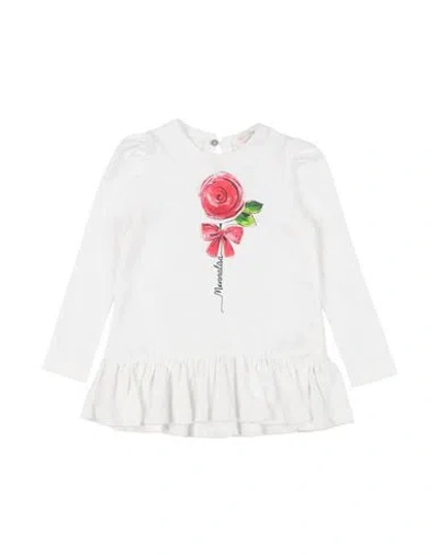 Monnalisa Babies'  Toddler Girl T-shirt White Size 3 Cotton