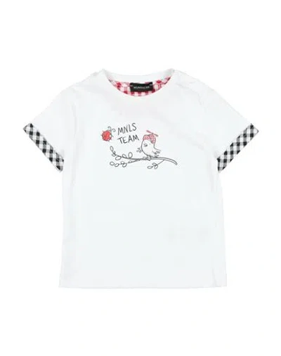 Monnalisa Babies'  Toddler Girl T-shirt White Size 3 Cotton, Polyester
