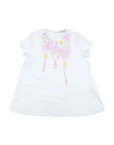 Monnalisa Babies'  T-shirts In White