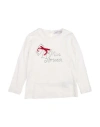 Monnalisa Toddler Girl T-shirt White Size 5 Cotton In White
