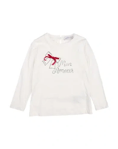Monnalisa Babies'  Toddler Girl T-shirt White Size 5 Cotton