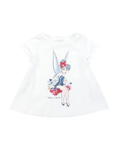 Monnalisa Babies'  Toddler Girl T-shirt White Size 5 Cotton