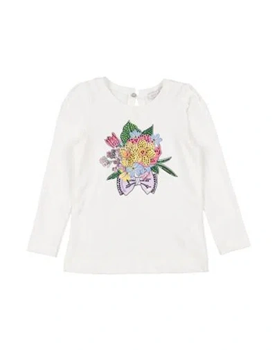 Monnalisa Babies'  Toddler Girl T-shirt White Size 5 Cotton