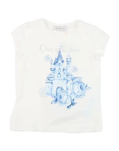 Monnalisa Babies'  Toddler Girl T-shirt White Size 5 Cotton, Elastane