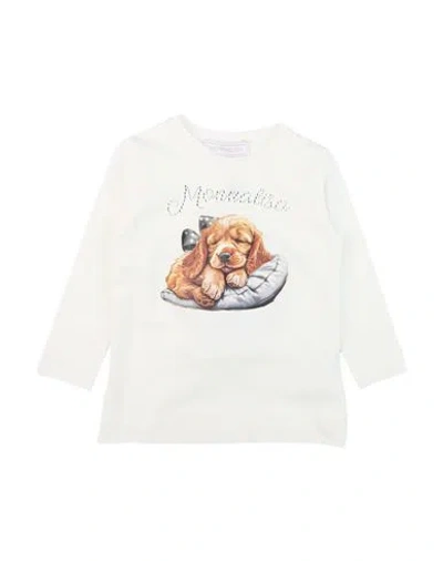 Monnalisa Babies'  Toddler Girl T-shirt White Size 5 Cotton, Elastane