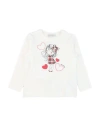 Monnalisa Graphic-print Cotton T-shirt In White