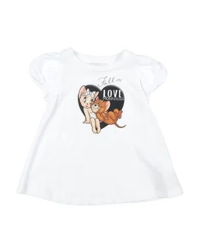 Monnalisa Babies'  Toddler Girl T-shirt White Size 6 Cotton