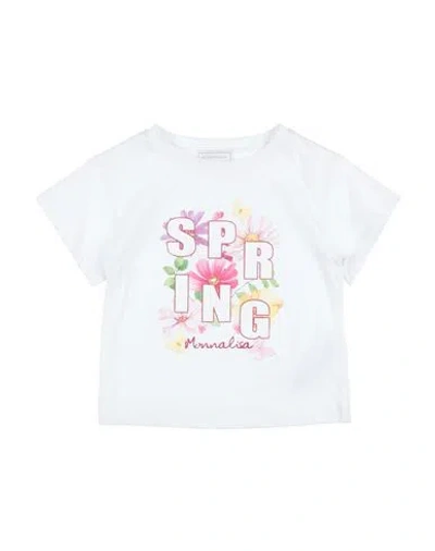 Monnalisa Babies'  Toddler Girl T-shirt White Size 6 Cotton