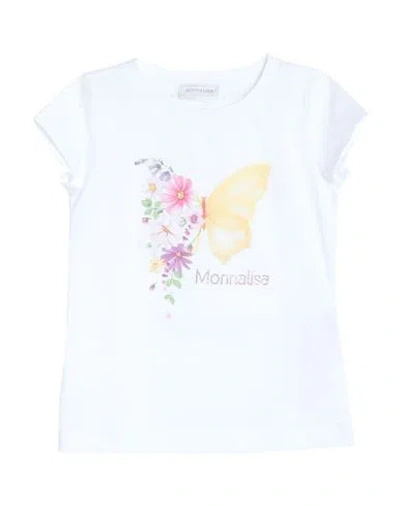 Monnalisa Babies'  Toddler Girl T-shirt White Size 6 Cotton