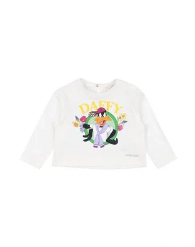 Monnalisa Babies'  Toddler Girl T-shirt White Size 6 Cotton