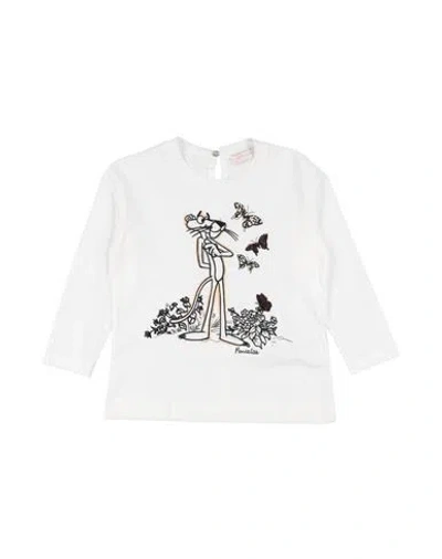Monnalisa Babies'  Toddler Girl T-shirt White Size 6 Cotton