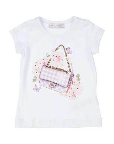 Monnalisa Babies'  Toddler Girl T-shirt White Size 6 Cotton, Elastane