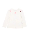 Monnalisa Toddler Girl T-shirt White Size 6 Cotton, Elastane In White