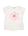 Monnalisa Toddler Girl T-shirt White Size 6 Cotton, Elastane In White