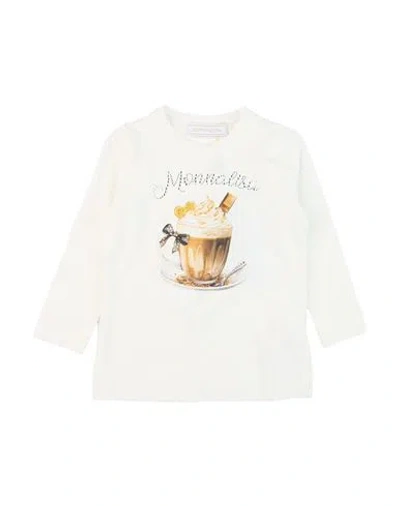 Monnalisa Babies'  Toddler Girl T-shirt White Size 6 Cotton, Elastane