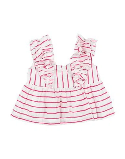 Monnalisa Babies'  Toddler Girl T-shirt White Size 6 Viscose, Polyester