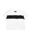Monnalisa Toddler Girl T-shirt White Size 7 Cotton In White
