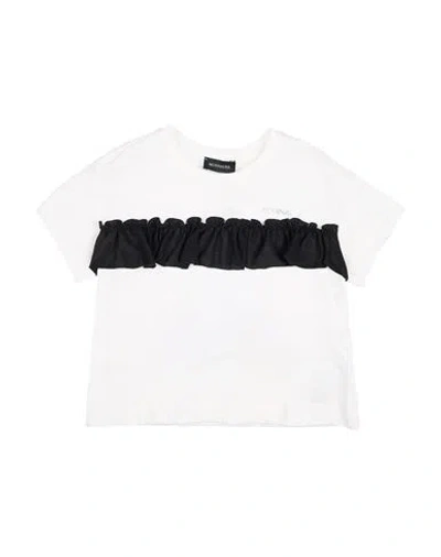 Monnalisa Babies'  Toddler Girl T-shirt White Size 7 Cotton