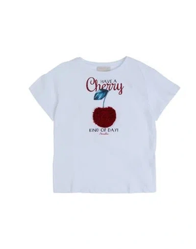 Monnalisa Babies'  Toddler Girl T-shirt White Size 7 Cotton