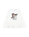 Monnalisa Toddler Girl T-shirt White Size 7 Cotton In White