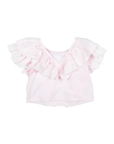 Monnalisa Babies'  Toddler Girl Top Light Pink Size 7 Cotton, Elastane