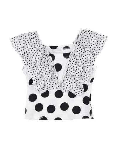 Monnalisa Babies'  Toddler Girl Top White Size 7 Cotton, Elastane