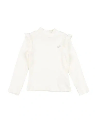 Monnalisa Babies'  Toddler Girl T-shirt Cream Size 3 Viscose, Elastane In Neutral