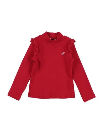 Monnalisa Babies'  Toddler Girl T-shirt Red Size 3 Viscose, Elastane