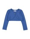 Monnalisa Babies'  Toddler Girl Wrap Cardigans Blue Size 4 Viscose, Elastane