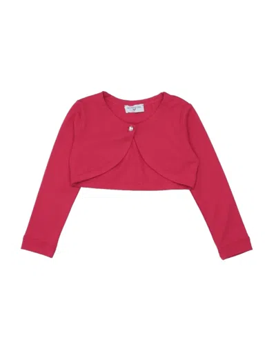 Monnalisa Toddler Girl Wrap Cardigans Fuchsia Size 4 Viscose, Elastane In Pink