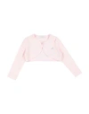 Monnalisa Toddler Girl Wrap Cardigans Light Pink Size 3 Viscose, Elastane In Pink