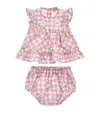 Monnalisa Top With Frilled Culottes