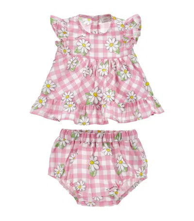 MONNALISA TOP AND BLOOMERS SET