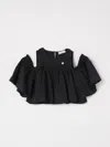Monnalisa Top  Kids Color Black In Black