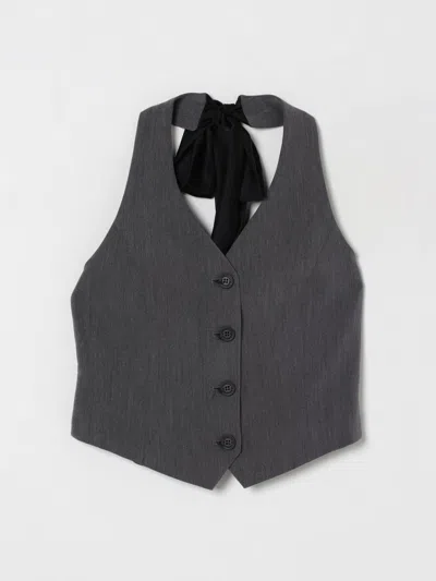 Monnalisa Top  Kids Color Grey In Gray