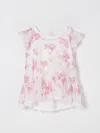 Monnalisa Top-georgette-schmetterlinge In White