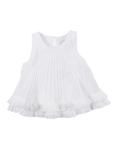 Monnalisa Top Plisse Mussola Poly P In Other