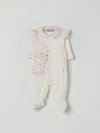 Monnalisa Tracksuits  Kids Color Yellow Cream In White