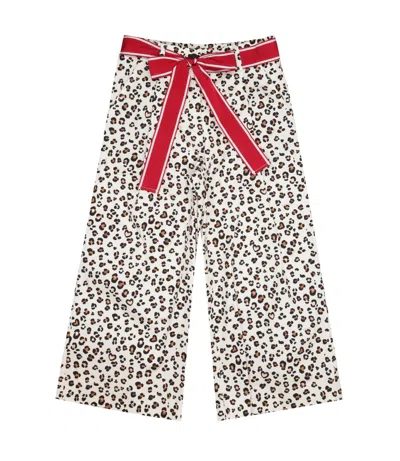 Monnalisa Kids'  Trousers Spotted In Multi