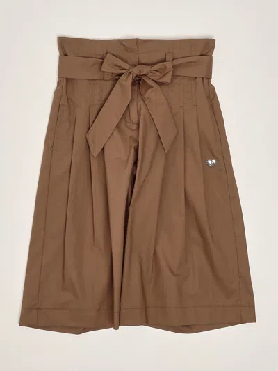 Monnalisa Kids' Trousers Trousers In Brown