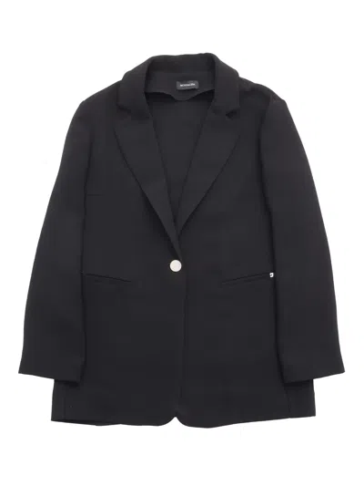 Monnalisa Kids' Tubic Jacket In Black